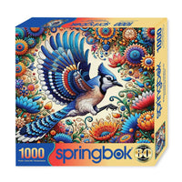 Blue Jay in Summer 1000 Piece Jigsaw Puzzle Springbok