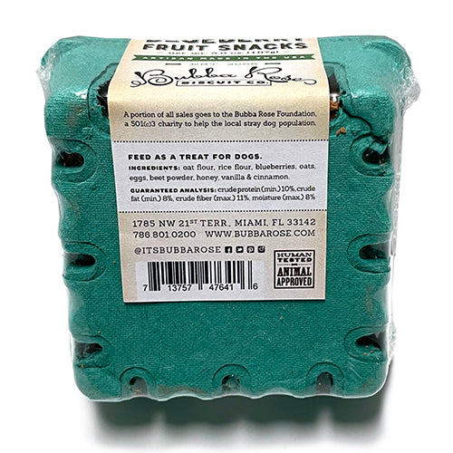 Dog Treat Gift Box: Blueberry Fruit Dog Treat Crate for Dogs - premium dog treat from Purrfect Pet Kingdom