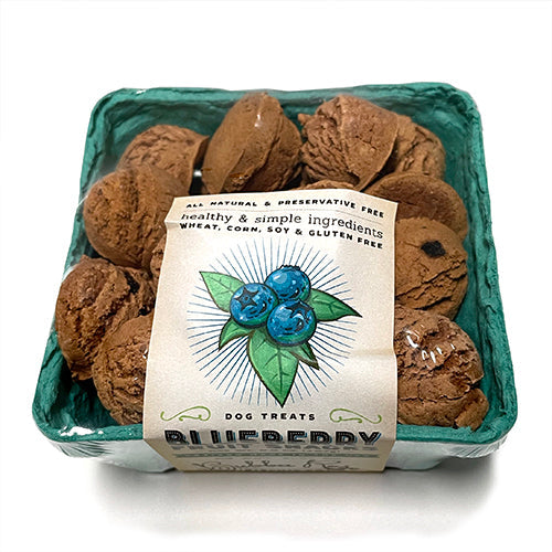 Dog Treat Gift Box: Blueberry Fruit Dog Treat Crate for Dogs - premium dog treat from Purrfect Pet Kingdom
