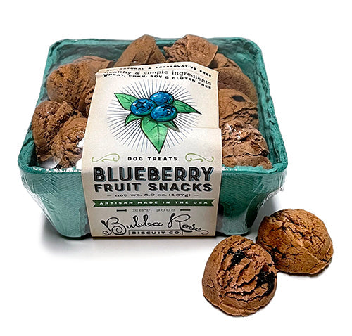 Dog Treat Gift Box: Blueberry Fruit Dog Treat Crate for Dogs - premium dog treat from Purrfect Pet Kingdom