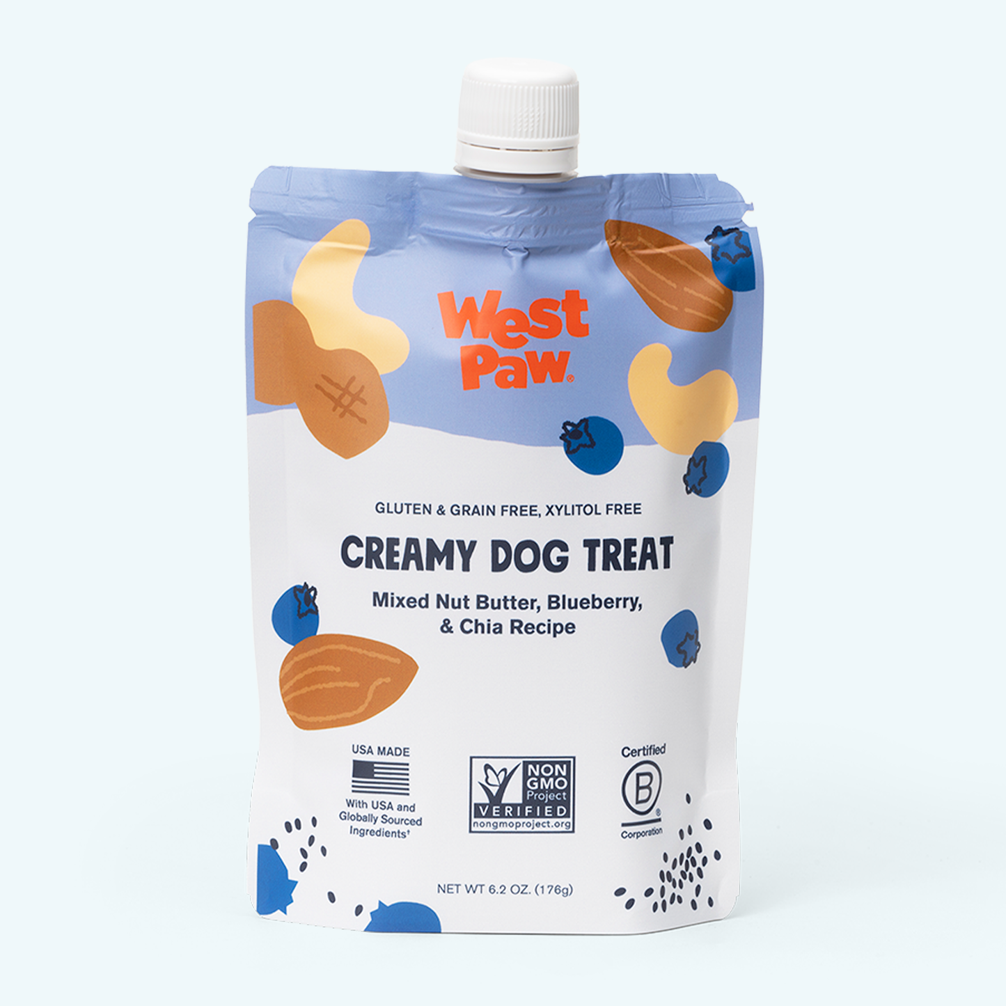 Nut Butter, Blueberry, and Chia Seed | Purrfect Pet Kingdom