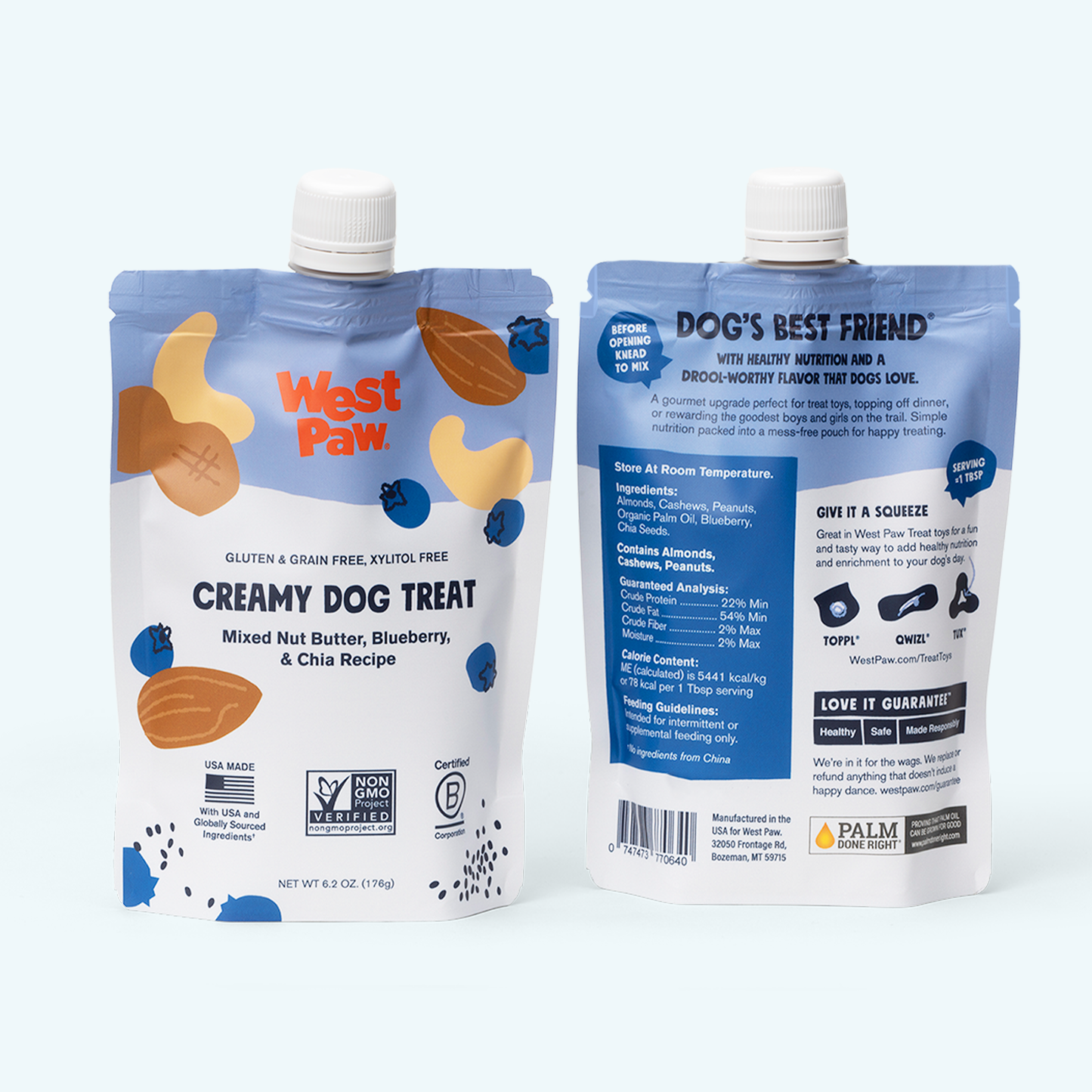 Nut Butter, Blueberry, and Chia Seed | Purrfect Pet Kingdom