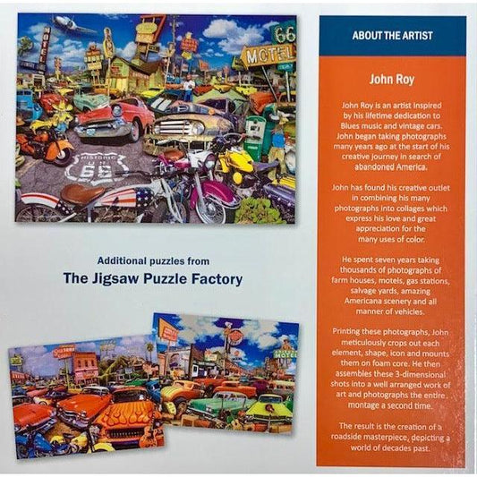 Bluewater Motel Classic Cars 750 Piece Jigsaw Puzzle Leap Year