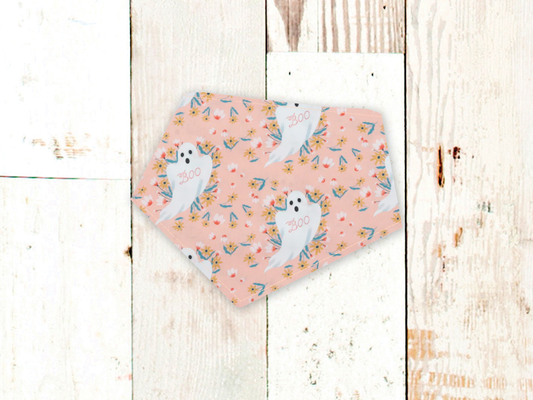 "Boo Ghosts" Dog Bandana
