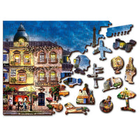 Breakfast in Paris 150 Piece Wood Jigsaw Puzzle Wooden City