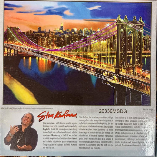 Brooklyn Bridge by Steve Kaufman 1000 Piece Jigsaw Puzzle Sure Lox
