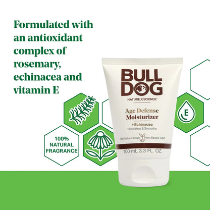 BULLDOG Mens Skincare and Grooming Face Moisturizer Age
