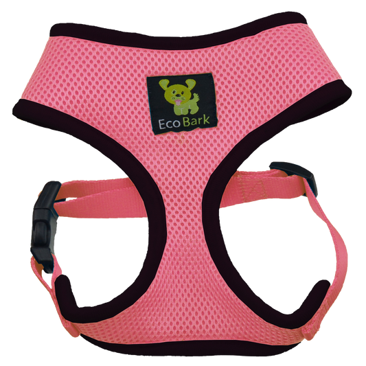 EcoBark Bubblegum Pink Dog Harness - Over-the-Head Dog Vest