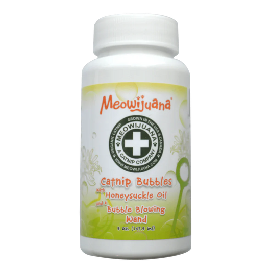Meowijuana Catnip W/ Honeysuckle Bubbles - 5oz