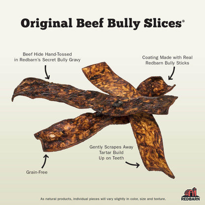 Bully Dog Chews Slices Natural Cowhide 9oz USA 🦴