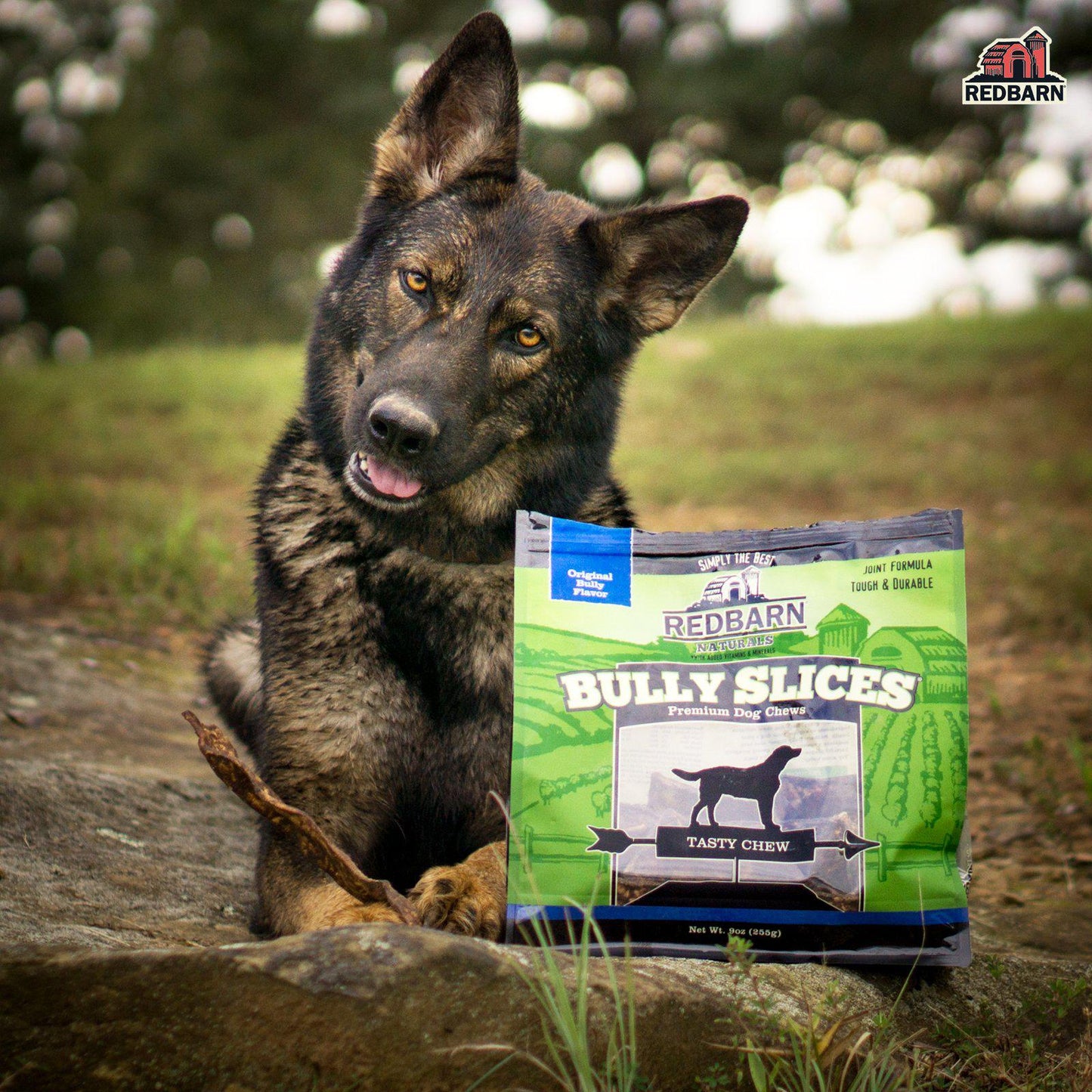 Bully Dog Chews Slices Natural Cowhide 9oz USA 🦴