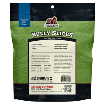 Bully Dog Chews Slices Natural Cowhide 9oz USA 🦴