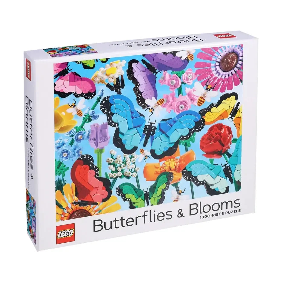 Butterflies & Blooms LEGO 1000 Piece Jigsaw Puzzle Chronicle