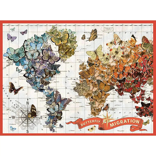 Butterfly Migration 1000 Piece Jigsaw Puzzle Galison