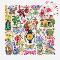 Buzzy Bouquets 500 Piece Jigsaw Puzzle Galison