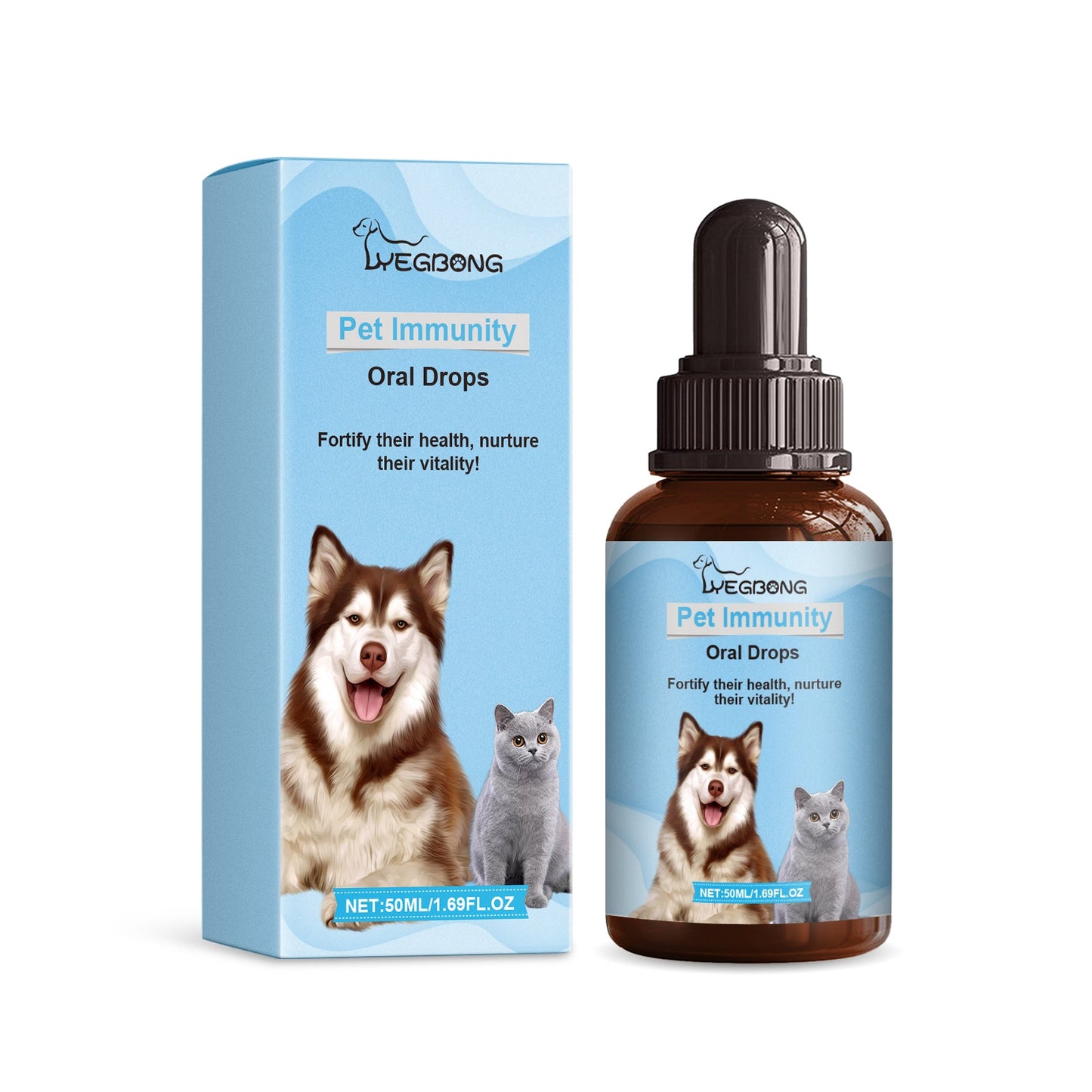 Pet Immune Oral Drops, Special Nutritional And Immune Health Drops For Cats And Dogs - Purrfect Pet Kingdom
