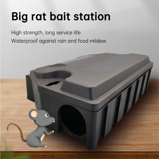 Rat Bait Station Outdoor  Rat Trap Outdoor with Key Eliminates Rats Fast. Keeps Children and Pets Safe Indoor Outdoor (Bait not Included)