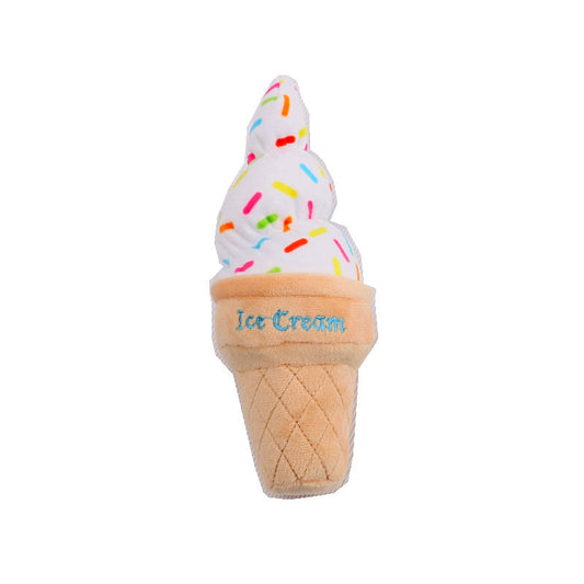 Pet Plush Toy Simulation Pizza Hamburger Steak Ice Cream French Fries Sound Dog Toy Pet Product