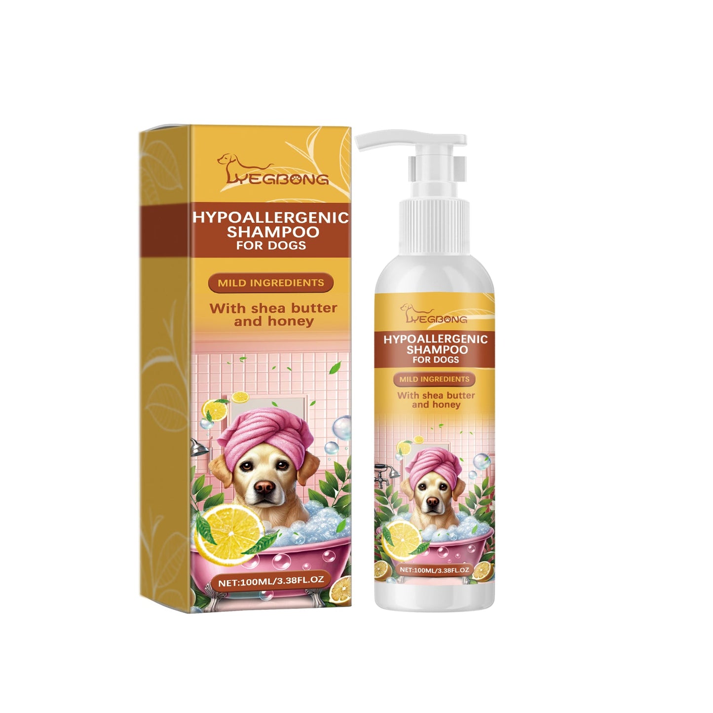 Shampoo For Dogs Gentle Cleansing Shampoo For Dog Hair Moist, Smooth And Tangle-Free - Purrfect Pet Kingdom
