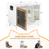 Litter Box Enclosure,Modern Hidden Cat Litter Box Enclosure