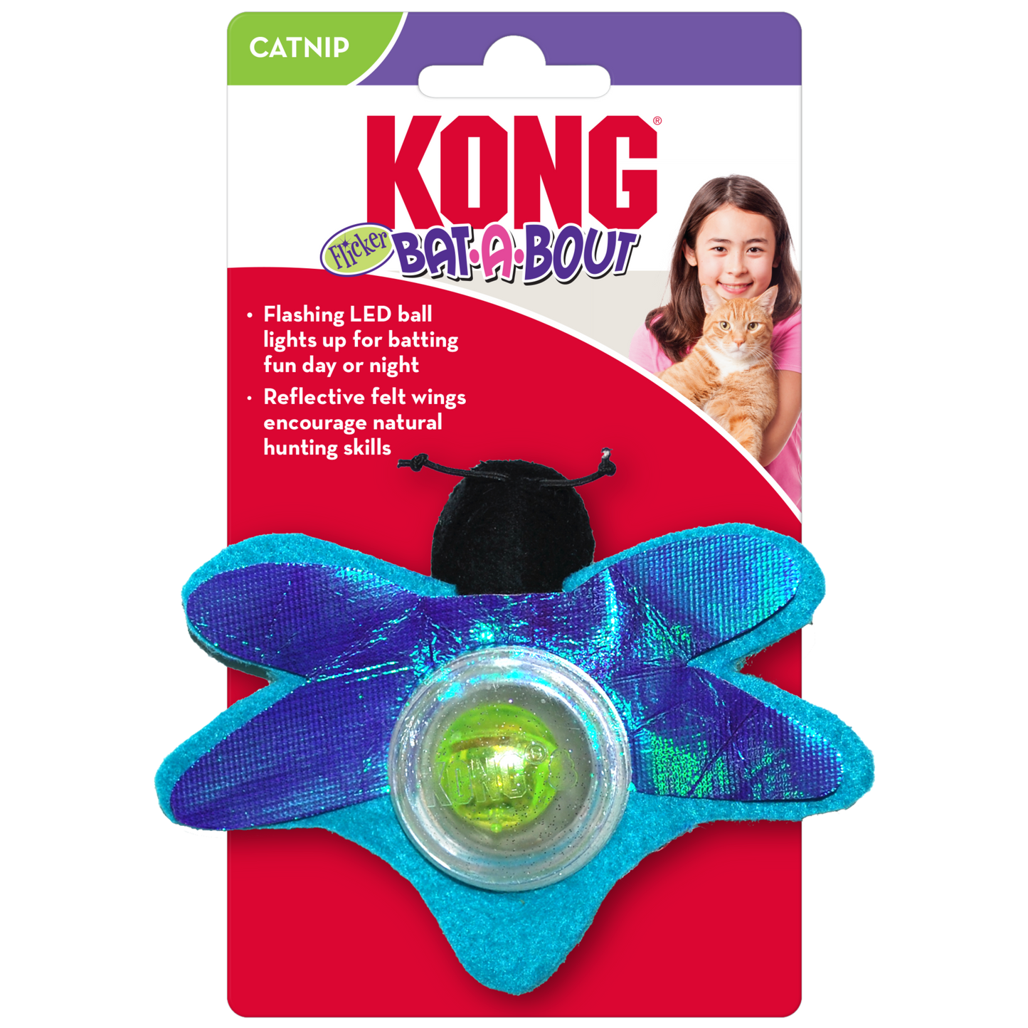 Kong Bat-A-Bout Flicker Mouse