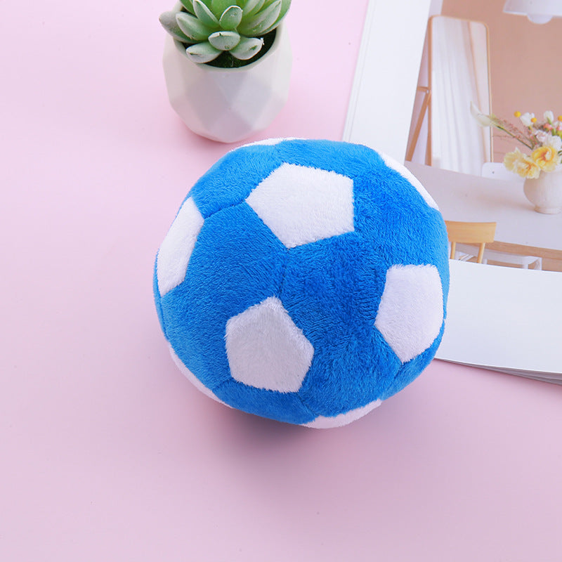 Pet Plush Squeaky Simulation Ball Dog Toy