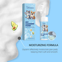 Pet Paw Foam Cleaner Dog And Cat Foot Wash Soles And Pads