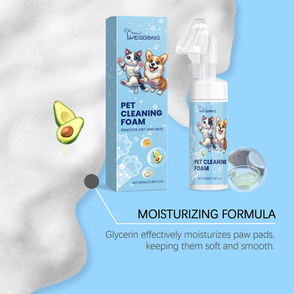 Gentle Pet Paw Foam Cleanser for Dogs and Cats 150ml Bottle
