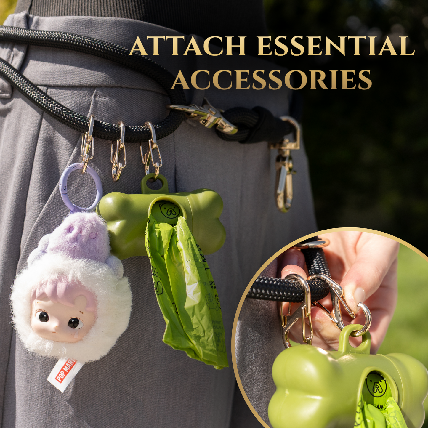 Calm Command: Hands Free No - Pull Leash - Wasatch Pup