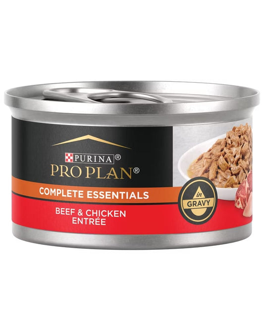 Wet Cat Food - Pro Plan Beef Chicken Gravy 3oz 🐱