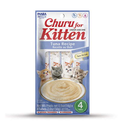 Kitten Treats Lickable Tuna Recipe 2 Oz Inaba 🐟