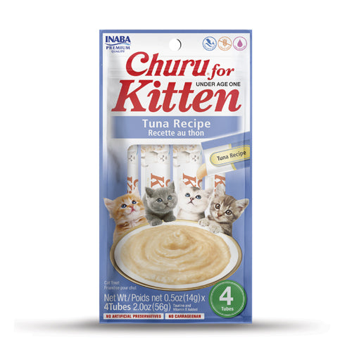Inaba Churu For Kitten Tuna Recipe 2oz - Purrfect Pet Kingdom
