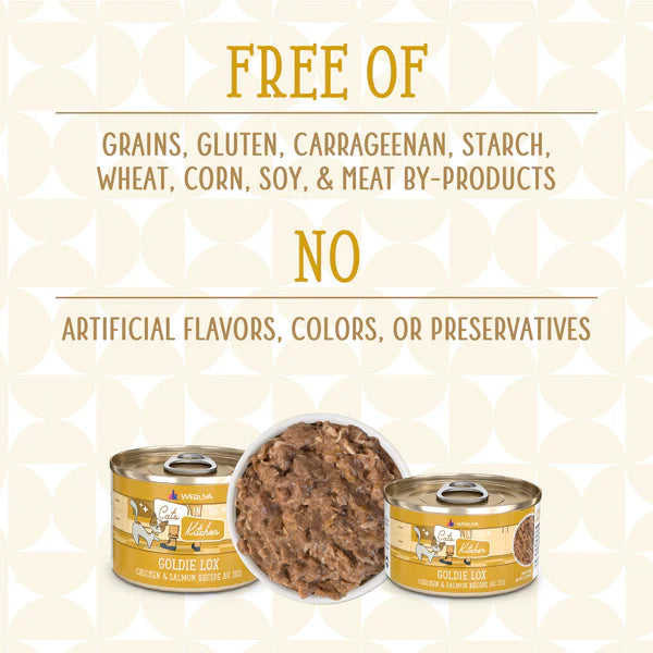 Cats in the Kitchen  Goldie Lox Chicken and Salmon Recipe Au Jus - Wet Cat Food - The Family Pet