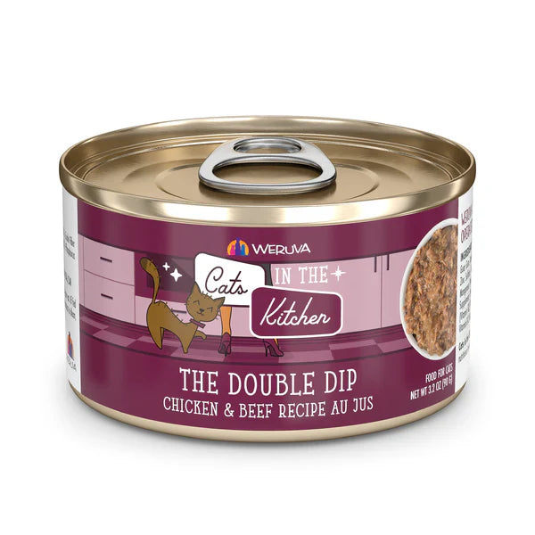 Cats in the Kitchen The Double Dip Chicken and Beef Recipe Au Jus - Cats in the Kitchen Wet Cat Food - The Family Pet