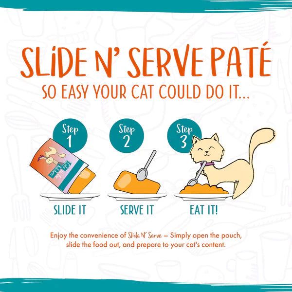 Cats in the Kitchen Paté Cat Times at Fridgemont Duck & Tuna Dinner in a Hydrating Purée (3oz) - Cats in the Kitchen Wet Cat Food - The Family Pet
