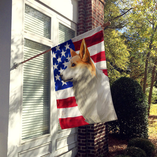 Norrbottenspets Dog American Flag Flag Canvas House Size CK6628CHF