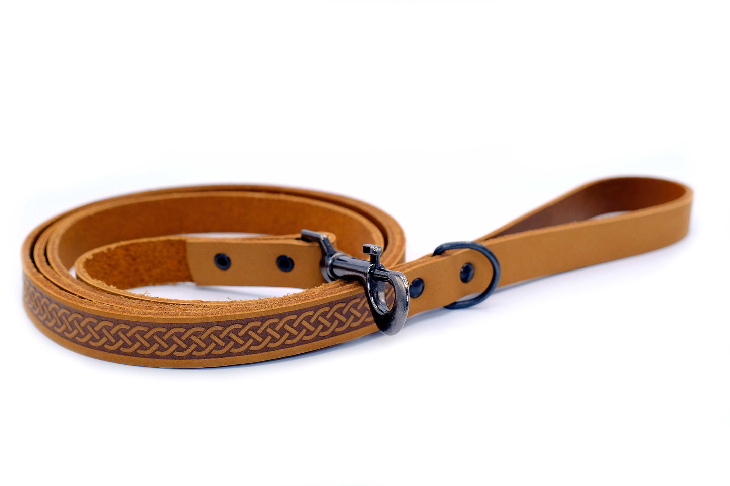 Celtic Sport Leather Collar and Leash Set - Dog Harnesses - Euro - Dog Collars and Leads