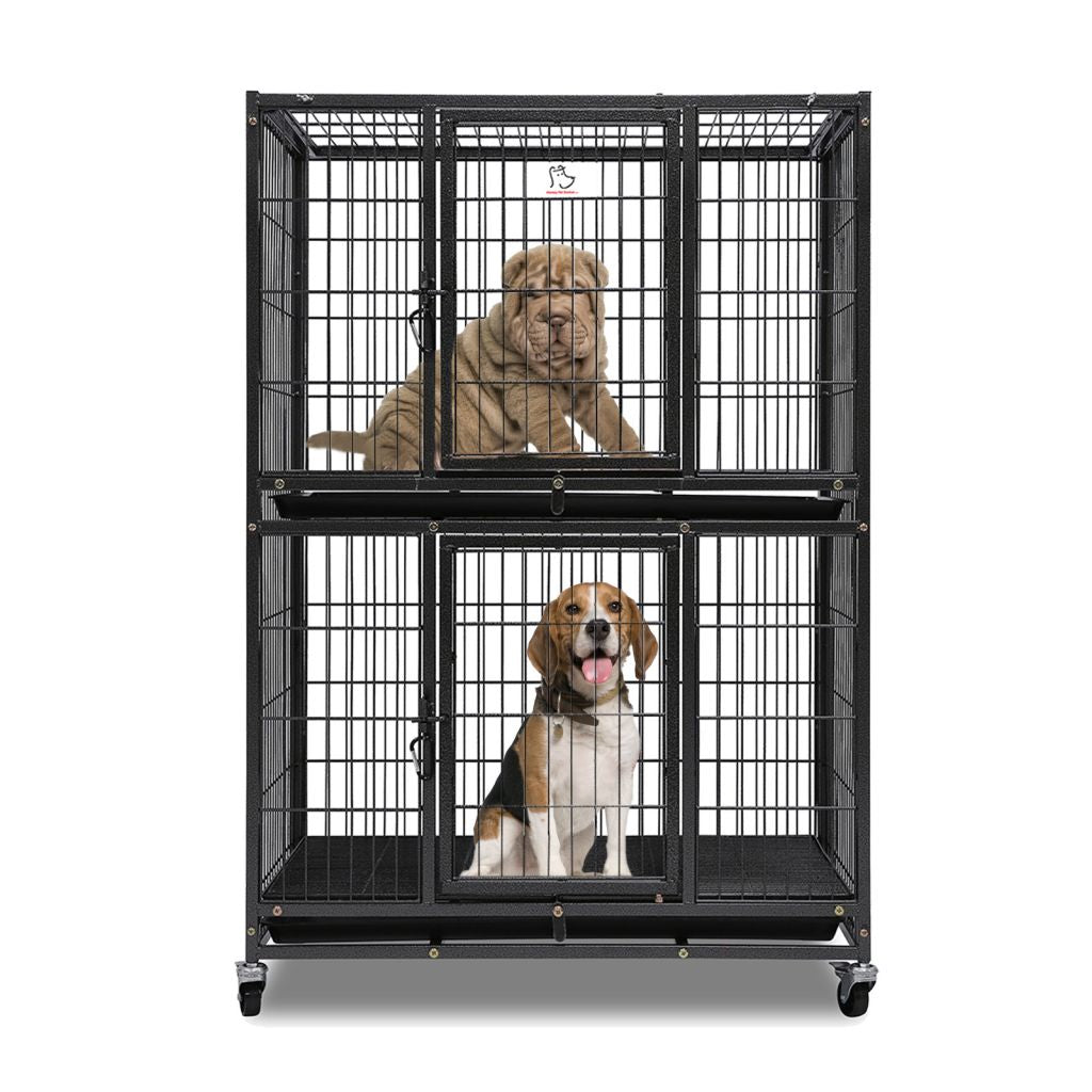 31 Two-Tier Stackable Dog Crate 46A