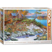 Cabin Visitors 1000 Piece Jigsaw Puzzle Eurographics
