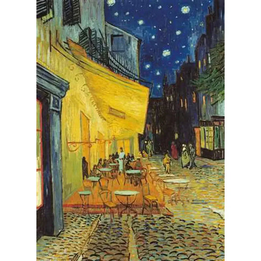 Cafe Terrace at Night by Van Gogh 1000 Piece Jigsaw Puzzle Clementoni