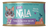 Tuna & Salmon Recipe Flaked Dinner In Broth Adult Cat Food,