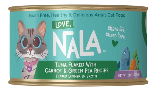 Tuna Flaked With Carrot & Green Pea Recipe Dinner In Broth Adult Cat Food, 2.8-oz