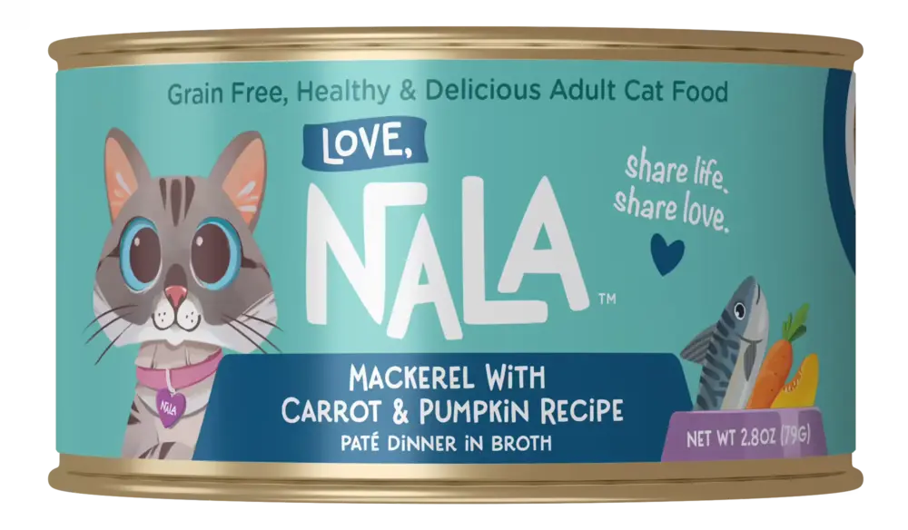 Mackerel With Carrot & Pumpkin Recipe Paté Dinner In Broth Adult Cat Food, 2.8-oz