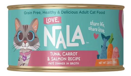 Tuna, Carrot & Salmon Recipe Paté Dinner In Broth Adult Cat Food, 2.8-oz