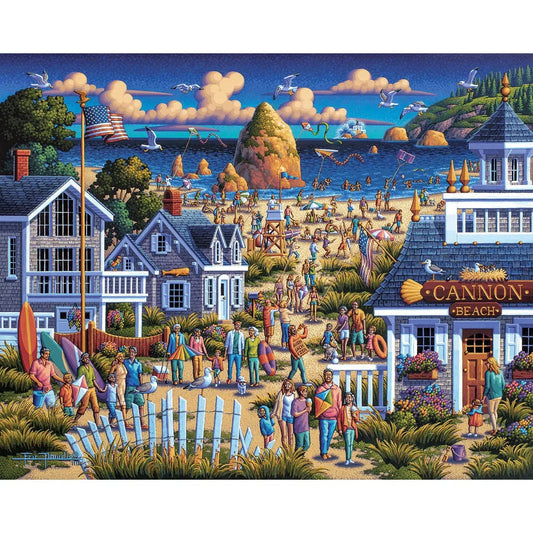 Cannon Beach 1000 Piece Jigsaw Puzzle Dowdle