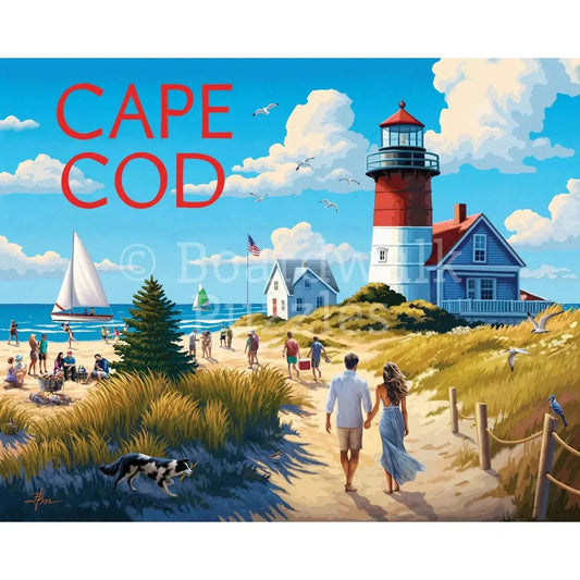 Cape Cod 500 Piece Jigsaw Puzzle Boardwalk
