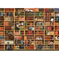 Cat Library 1000 Piece Jigsaw Puzzle Cobble Hill