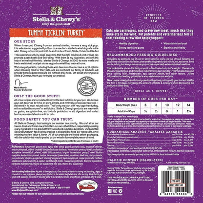Purrfect Pet Kingdom Nutritious Stella & Chewy's Freeze Dried Dinner Tummy Ticklin' Turkey For Puppies - Interactive pet supplies by Purrfect Pet Kingdom®