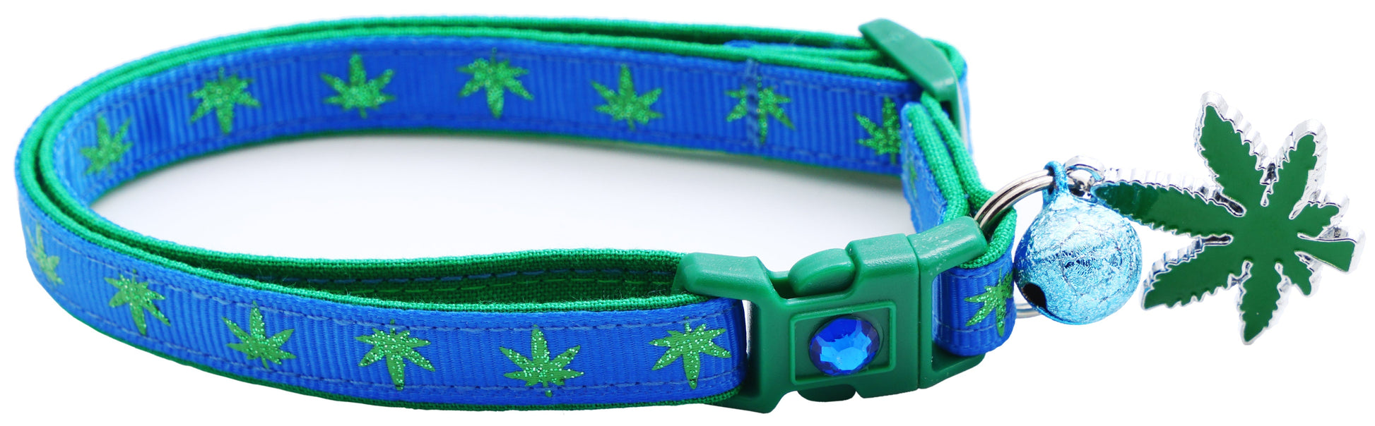 Cannabis Leaf Breakaway Cat Collar - Purrfect Pet Kingdom