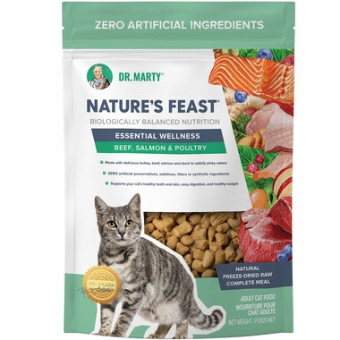 Dr. Marty Freeze Dried Essential Wellness Cat Food 14oz Bag